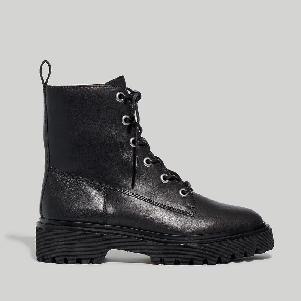 The Rayna Lace-Up Boot in Leather